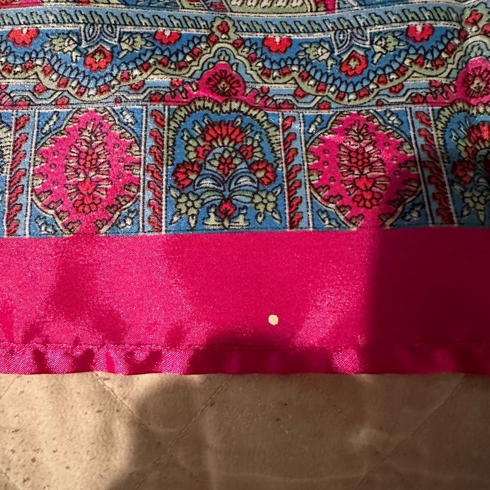 Silk scarf- small white paint drop on it- 100% polyester. Must sell! - Picture 10 of 10